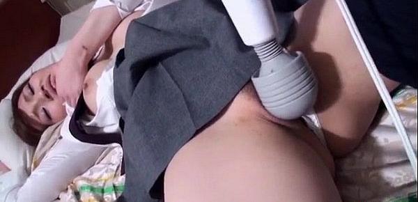  Big tits, Yukina Mori, gets pumped until exhaustion
